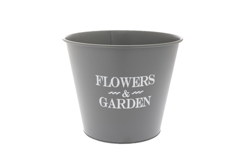 ΓΚΡΙ ΜΕΤΑΛΛΙΚΟ ΚΟΥΒΑΔΑΚΙ 30Χ25ΕΚ (flower AND garden)