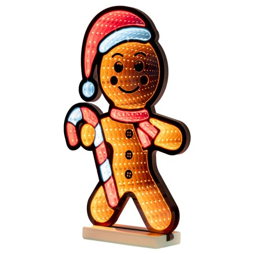 INFINITY ΦΩΤΙΖΟΜΕΝΟ GINGERBREAD 27Χ40ΕΚ ΔΙΠΛΗΣ ΟΨΗΣ ΣΕ ΞΥΛΙΝΗ ΒΑΣΗ