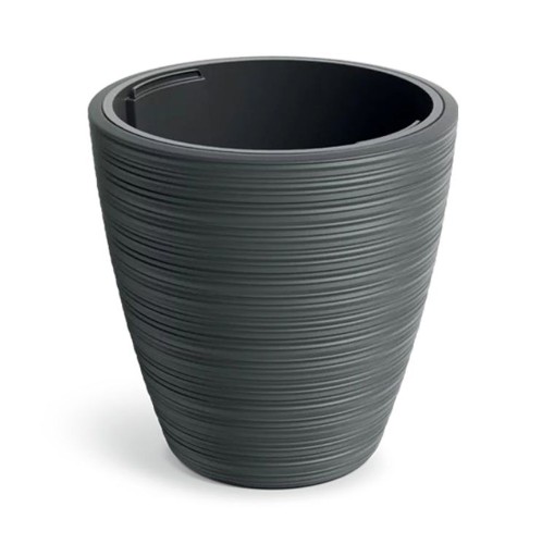 VENA ROUND ΣΚΟΥΡΟ ΓΚΡΙ ΠΛΑΣΤΙΚΟ ΚΑΣΠΩ Φ40Χ40ΕΚ