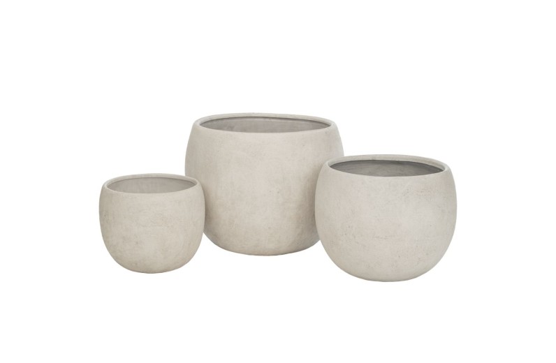 ΣΕΤ 3 ΛΕΥΚΟ ΠΗΛΙΝΟ ΚΑΣΠΩ 40Χ40Χ32ΕΚ 32Χ32Χ25ΕΚ 25Χ25Χ20ΕΚ