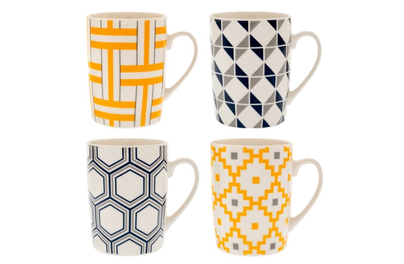 ΠΟΛΥΧΡΩΜΗ ΚΕΡΑΜΙΚΗ ΚΟΥΠΑ ΜΕ ΓΕΩΜΕΤΡΙΚΑ ΣΧΕΔΙΑ 8X11EK 4 ΣΧΕΔΙΑ