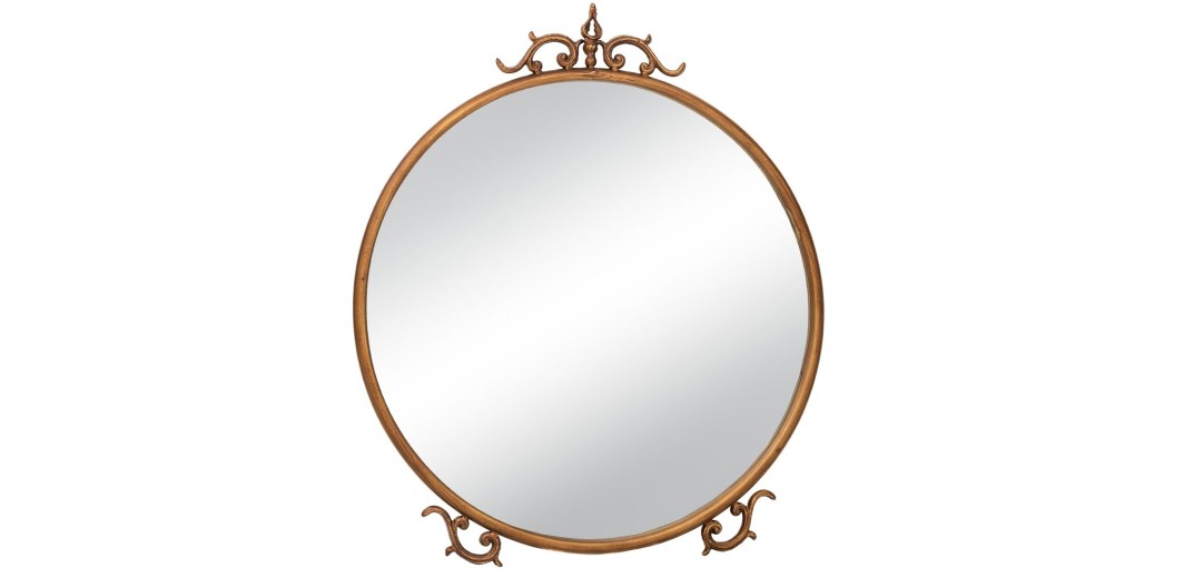 ΧΡΥΣΟΣ ΜΕΤΑΛΛΙΚΟΣ ΣΤΡΟΓΓΥΛΟΣ ΚΑΘΡΕΦΤΗΣ ΤΟΙΧΟΥ 60Χ2Χ70ΕΚ