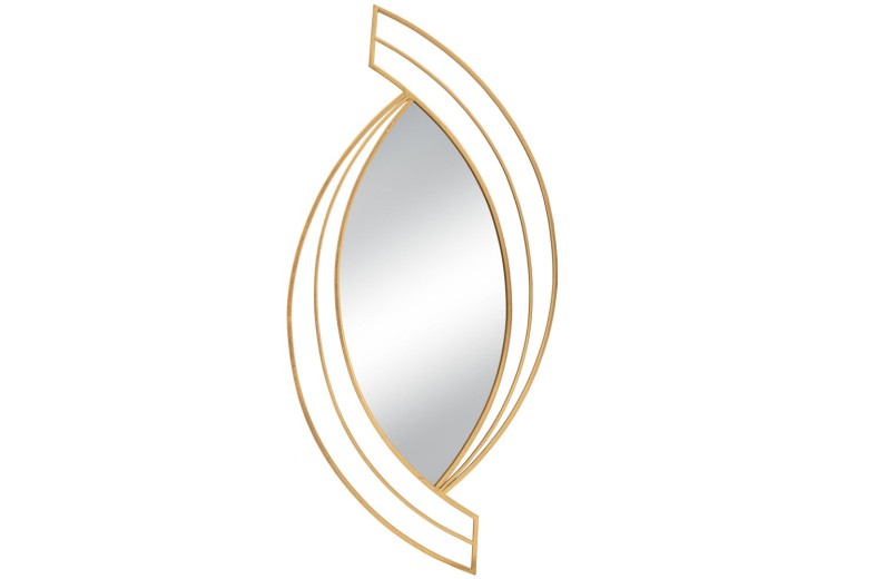 ΧΡΥΣΟΣ ΜΕΤΑΛΛΙΚΟΣ ΚΑΘΡΕΦΤΗΣ ΤΟΙΧΟΥ ΣΕ ΣΧΗΜΑ ΔΑΚΡΥ 53Χ2Χ116ΕΚ