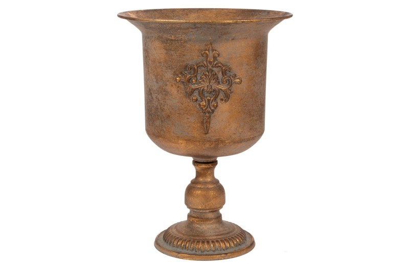 ΧΡΥΣΟΣ ΜΕΤΑΛΛΙΚΟΣ ΑΜΦΟΡΕΑΣ 30,5Χ30,5Χ41,5ΕΚ