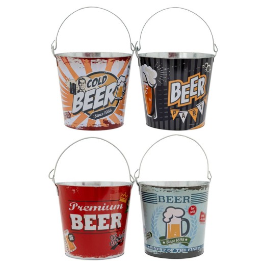 ΜΕΤΑΛΛΙΚΟΣ ΚΟΥΒΑΣ ΜΕ ΣΧΕΔΙΑ ΜΠΥΡΑΣ 26Χ23ΕΚ 4 ΣΧΕΔΙΑ