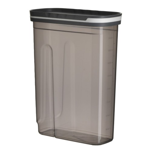 CLICK ΔΟΧΕΙΟ ΑΠΟΘΗΚΕΥΣΗΣ ΤΡΟΦΙΜΩΝ PL ΓΚΡΙ 2.7 LTl 20X10X26 - 10cm x 26cm x 20cm