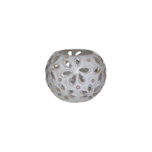 INART ΒΑΖΟ ΔΙΑΤΡΗΤΟ ΚΕΡΑΜΙΚΟ ΕΚΡΟΥ Φ15Χ12 - 15cm x 12cm x 15cm