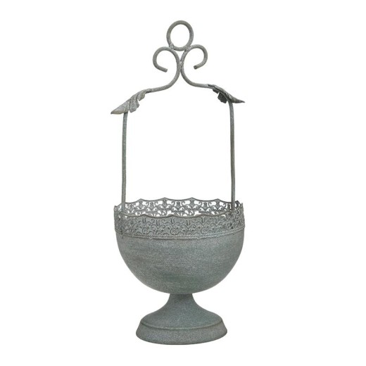 INART ΚΑΣΠΩ ΜΕΤΑΛΛΙΚΟ ΑΝΤΙΚΕ ΠΡΑΣΙΝΟ Φ17Χ16/38 - 17cm x 16cm x 17cm