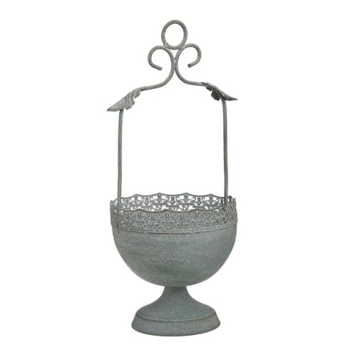 INART ΚΑΣΠΩ ΜΕΤΑΛΛΙΚΟ ΑΝΤΙΚΕ ΠΡΑΣΙΝΟ Φ17Χ16/38 - 17cm x 16cm x 17cm