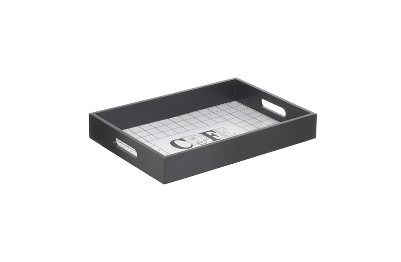 CLICK ΔΙΣΚΟΣ ΞΥΛΙΝΟΣ ΛΕΥΚΟΣ/ΜΑΥΡΟΣ 35Χ25Χ5 - 25cm x 5cm x 35cm