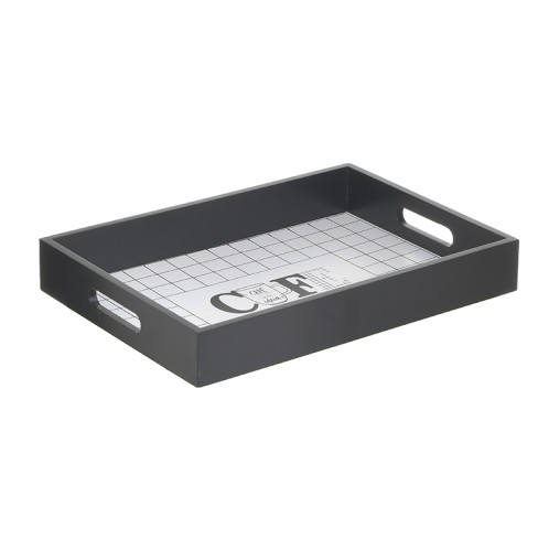 CLICK ΔΙΣΚΟΣ ΞΥΛΙΝΟΣ ΛΕΥΚΟΣ/ΜΑΥΡΟΣ 35Χ25Χ5 - 25cm x 5cm x 35cm