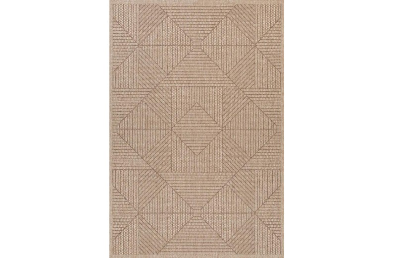 ΧΑΛΙ ETHNIK  2011C BROWN/CARAMEL BEIGE - 133X190  NewPlan
