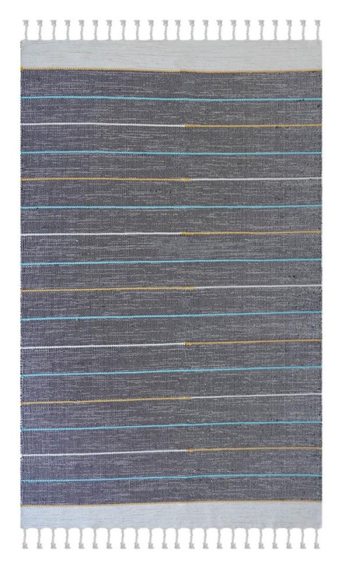 ΧΑΛΙ RIBELLA ΧΕΙΡΟΠΟΙΗΤΟ 100 D.GREY - 133X190  NewPlan