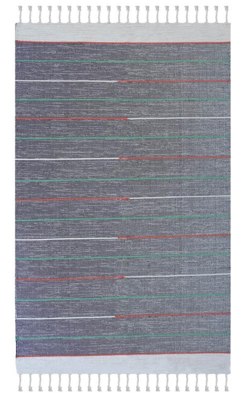 ΧΑΛΙ RIBELLA ΧΕΙΡΟΠΟΙΗΤΟ 500 L.GREY - 160X230  NewPlan