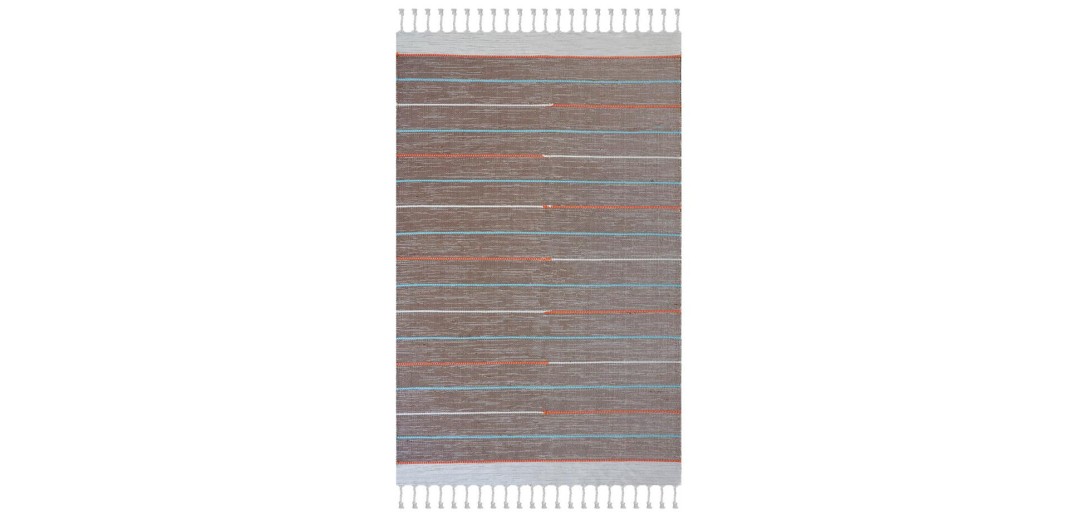 ΧΑΛΙ RIBELLA ΧΕΙΡΟΠΟΙΗΤΟ 600 BROWN - 160X230  NewPlan