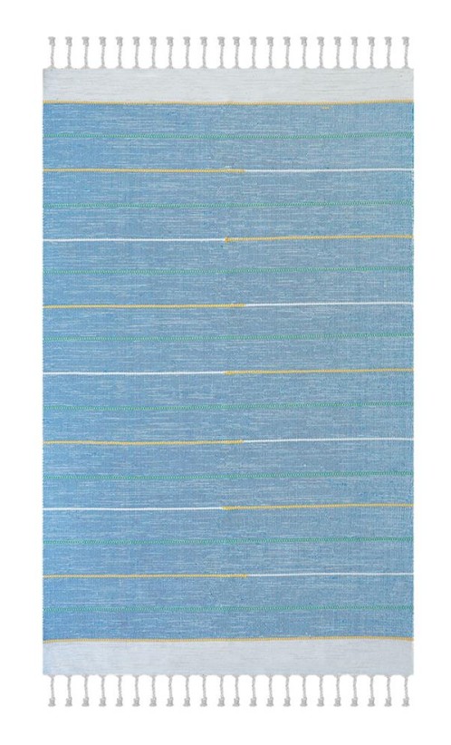 ΧΑΛΙ RIBELLA ΧΕΙΡΟΠΟΙΗΤΟ 700 BLUE - 160X230  NewPlan