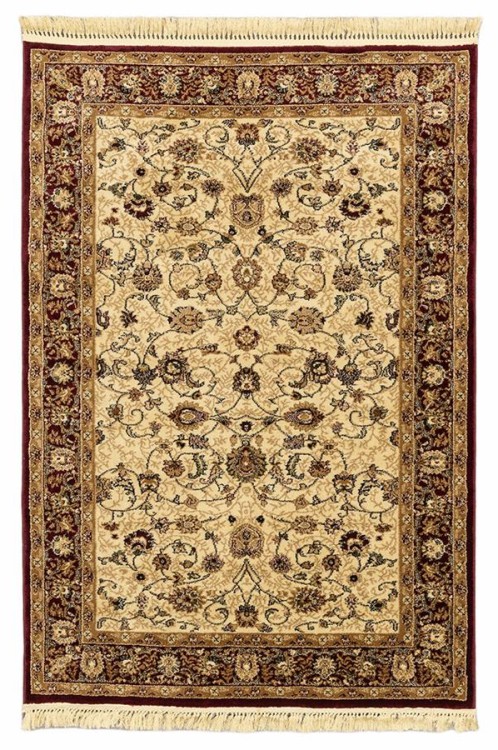 ΧΑΛΙ PERSIA 1536 BURGUNDY ΜΕ ΚΡΟΣΣΙ - 200X290  NewPlan