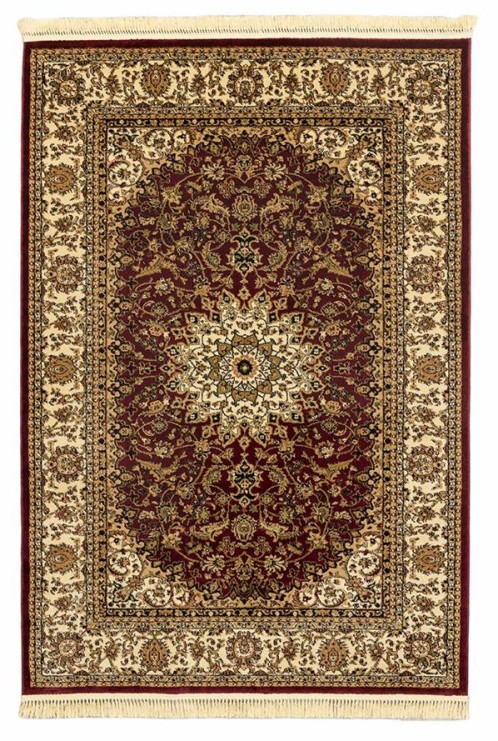 ΧΑΛΙ PERSIA 1019 BURGUNDY ΜΕ ΚΡΟΣΣΙ - 080X150  NewPlan