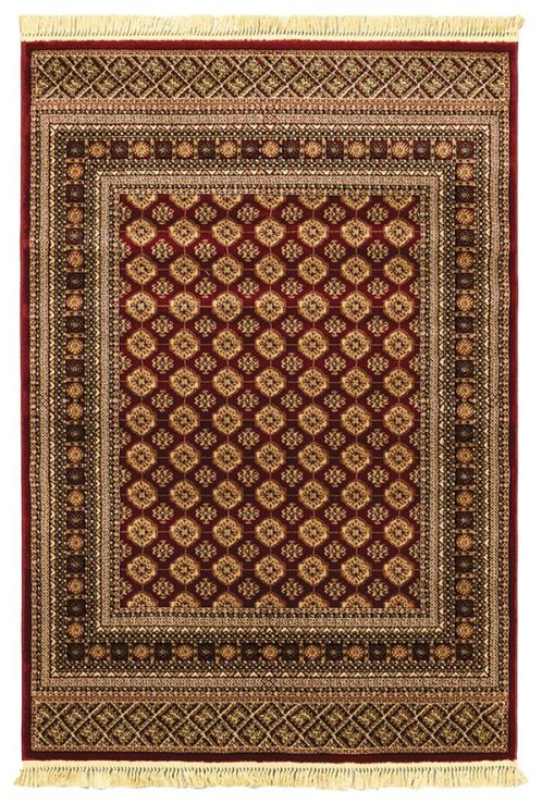 ΧΑΛΙ PERSIA 7838 BURGUNDY ΜΕ ΚΡΟΣΣΙ - SET067(2x140,1x200)  NewPlan