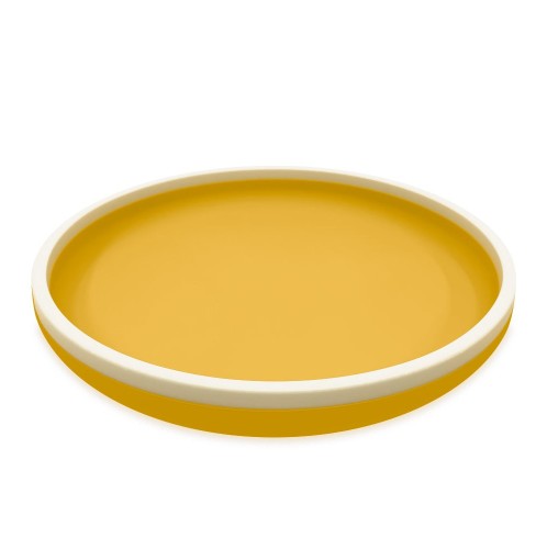 Πιάτο Σιλικόνης 18 cm - Κίτρινο - Smikkels