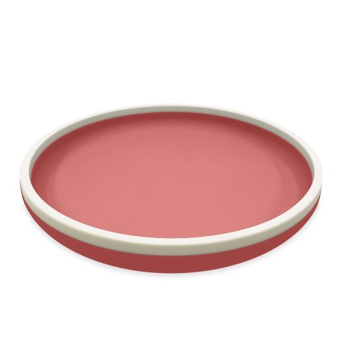Πιάτο Σιλικόνης 18 cm - Ροζ - Smikkels