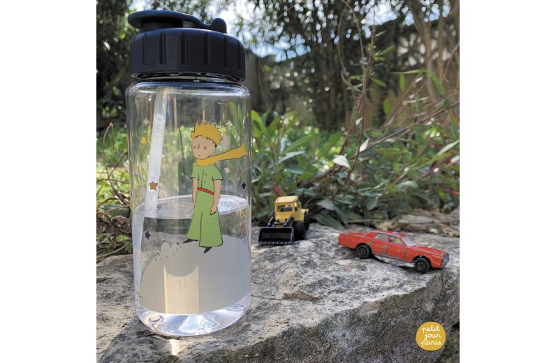 Διάφανο Παγούρι Με Αποσπώμενο Καλαμάκι 350 ml Little Prince - Petit Jour Paris