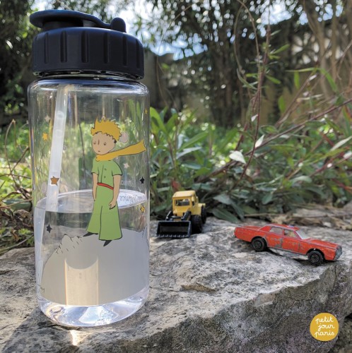 Διάφανο Παγούρι Με Αποσπώμενο Καλαμάκι 350 ml Little Prince - Petit Jour Paris