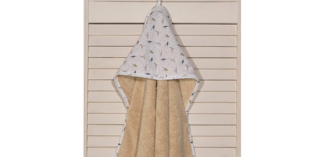 Μπουρνούζι Κάπα 75x75cm 100% Βαμβάκι 450 γρμ/τμ Design 404-1 Oliver Baby