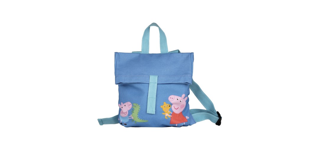 Σακίδιο Πλάτης Μπλε - Peppa Pig - Petit Jour Paris