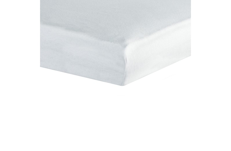 Κατωσέντονο Με Λάστιχο Μακώ Jersey Λευκό 70Χ140 Trois Kilos Sept