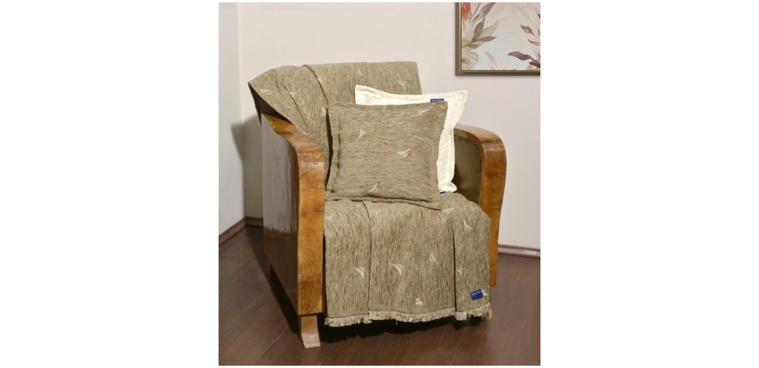 Ριχτάρι Διθέσιο 180x250 Σενίλ Μπεζ