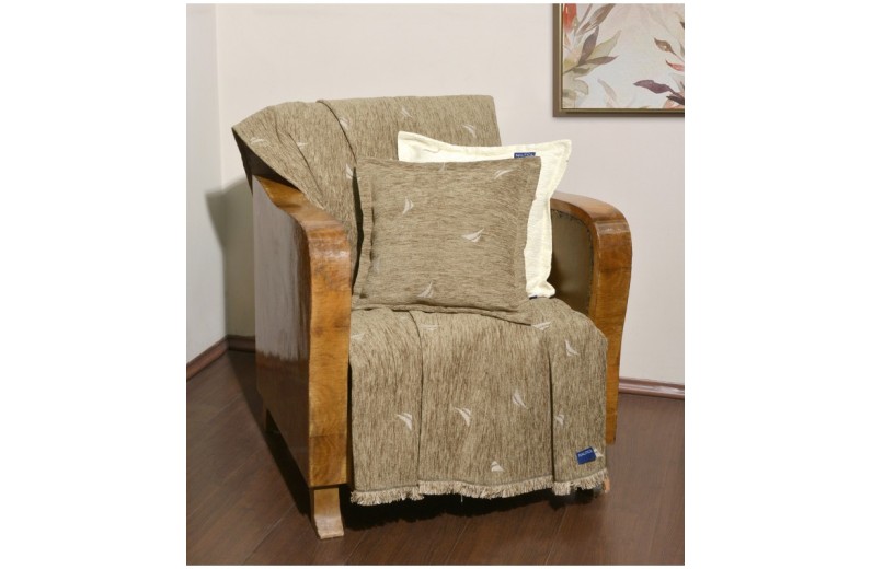 Ριχτάρι Τριθέσιο 180χ300 Σενίλ Μπεζ