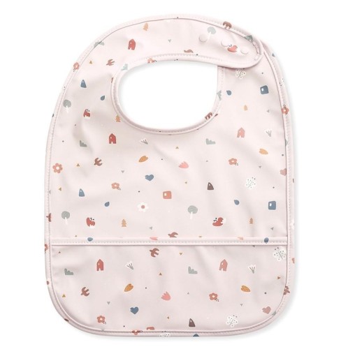 Αδιάβροχη Σαλιάρα με τσέπη Geometric Nature - Tutete