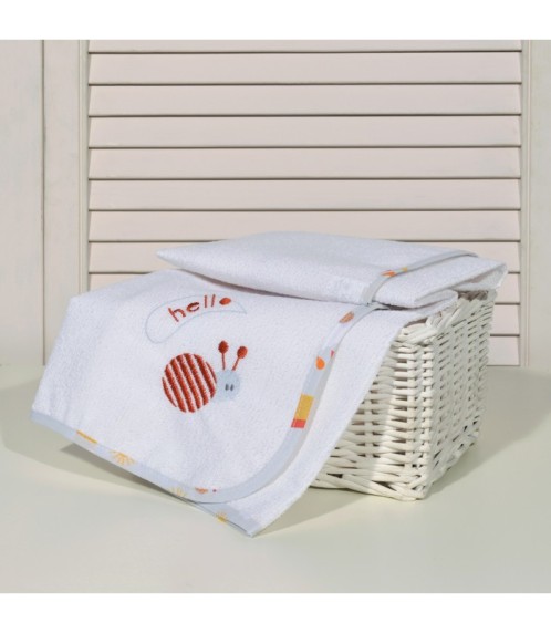 Σελτεδάκι Με Κέντημα Design 177 50x70 190 gr/sqm Oliver Baby