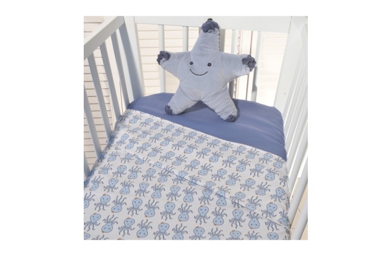 Oliver Baby Des.190 Σεντόνια Λίκνου Σετ 2 τμχ 75x110-100% Βαμβάκι