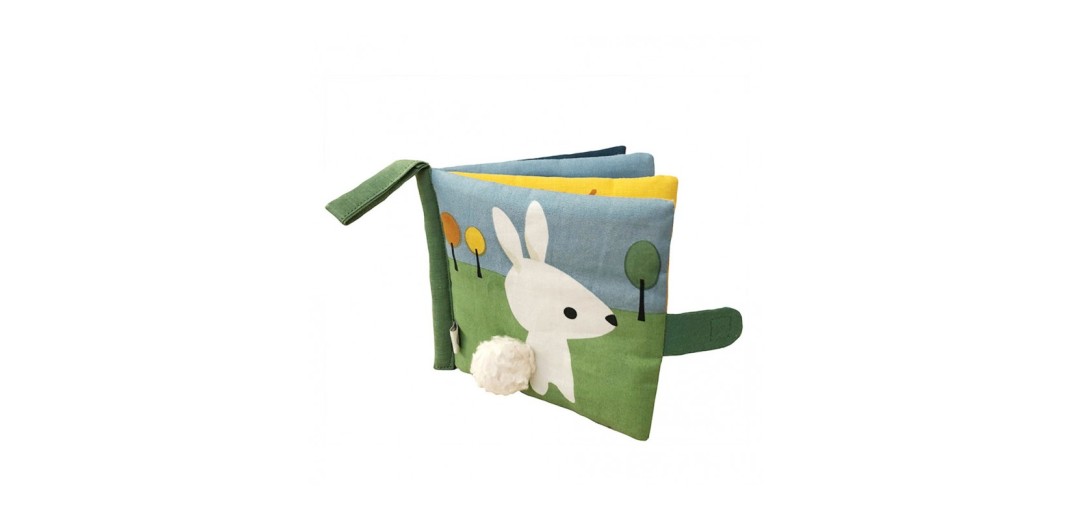 Βιβλίο Rabbit's Day Από 100% Οργανικό Βαμβάκι