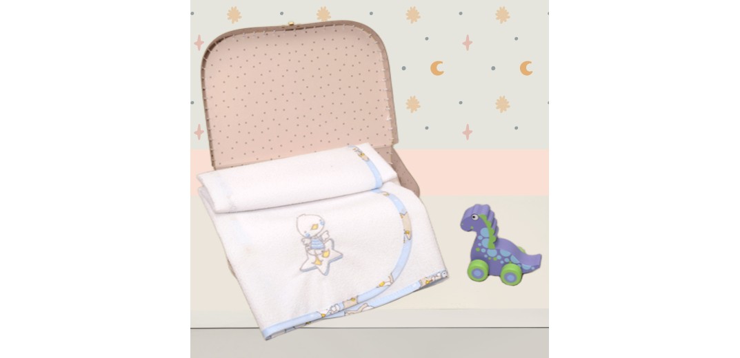 Σελτεδάκι με Κέντημα 50x70cm 250 γρ/τμ Design 211 Oliver Baby