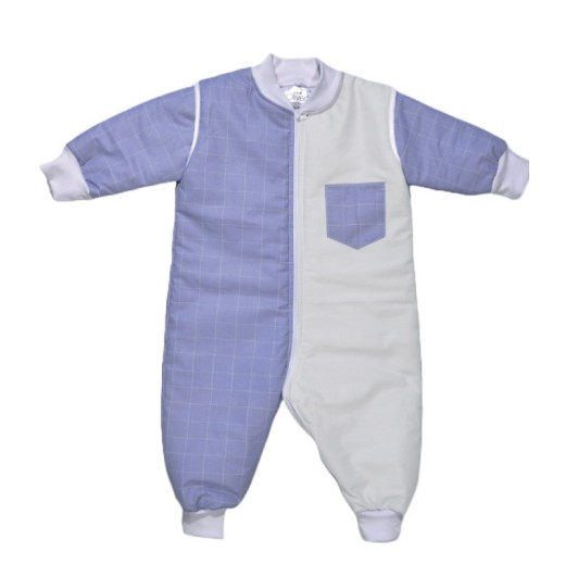 Oliver Baby des.11 Υπνοφόρμα ΧΩΡΙΣ αποσπώμενα μανίκια Σιέλ-2,5 Tog-Νο2/0,80cm