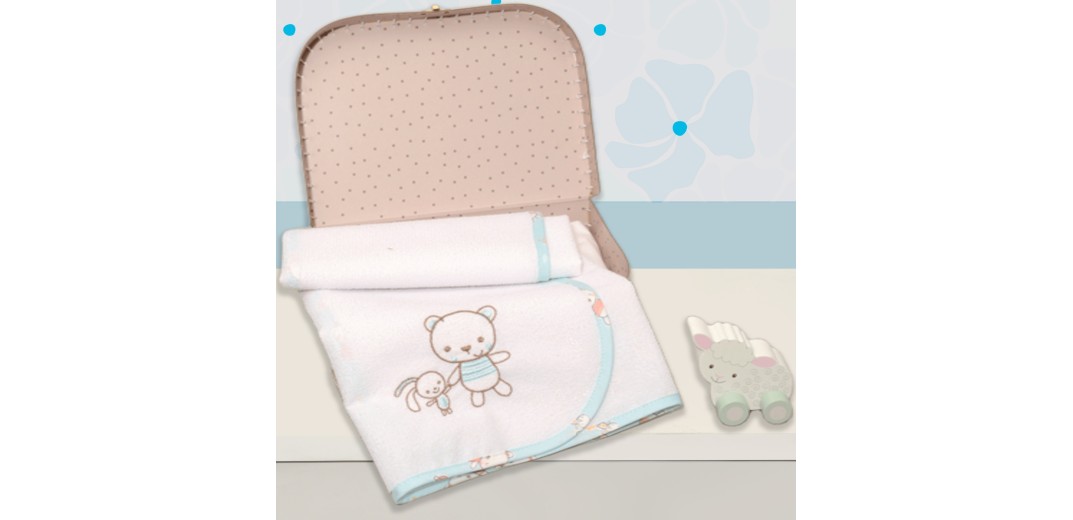 Σελτεδάκι με Κέντημα 50x70cm 250 γρ/τμ Design 212 Oliver Baby