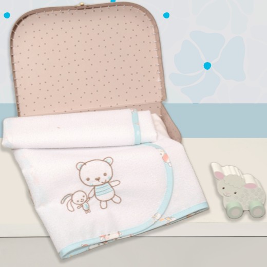 Σελτεδάκι με Κέντημα 50x70cm 250 γρ/τμ Design 212 Oliver Baby