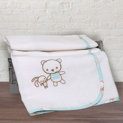 Πάνα Φανελλένια 100% Cotton 80x80cm 200 γρ/τμ Design 212 Oliver Baby