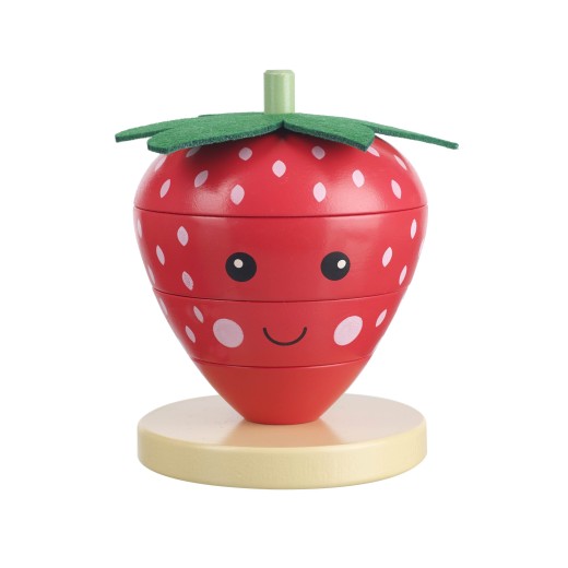 Πυργος Στοίβαξης Φράουλα Orange Tree Toys