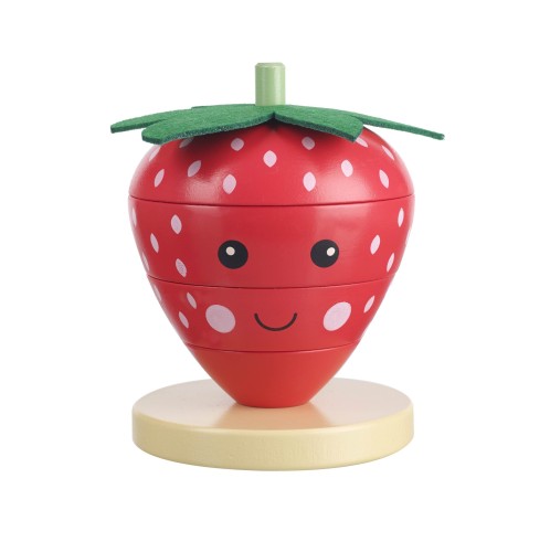 Πυργος Στοίβαξης Φράουλα Orange Tree Toys