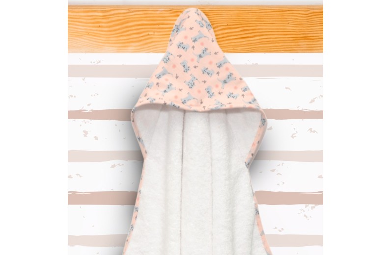 Μπουρνούζι Κάπα 75x75cm 100% Βαμβάκι 450 γρμ/τμ Design 215 Oliver Baby