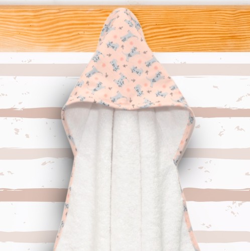 Μπουρνούζι Κάπα 75x75cm 100% Βαμβάκι 450 γρμ/τμ Design 215 Oliver Baby