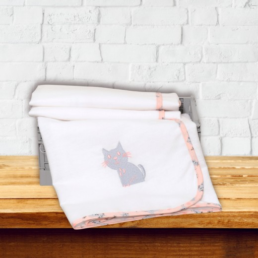 Πάνα Φανελλένια 100% Cotton 80x80 200 γρ/τμ Design 215 Oliver Baby