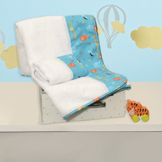 Σετ Πετσέτες 2 τεμ. 100% Βαμβάκι 450 γρμ/τμ 30x50cm & 70x120cm Design 216 Oliver Baby