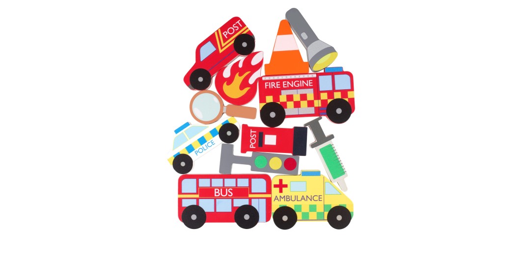 Παιχνίδι Ισορροπίας Αυτοκίνητα της Πόλης - Orange Tree Toys