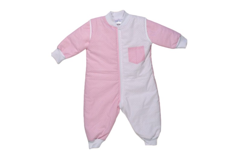 Oliver Baby des.12 Υπνοφόρμα ΧΩΡΙΣ αποσπώμενα μανίκια Ροζ-2,5 Tog-Νο3/0,85cm