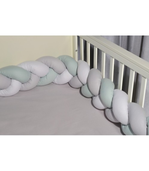 Πλεξούδα τριπλή βαμβακερή 20X200  με ειδική εσωτερική επένδυση Design 3135 Oliver Baby